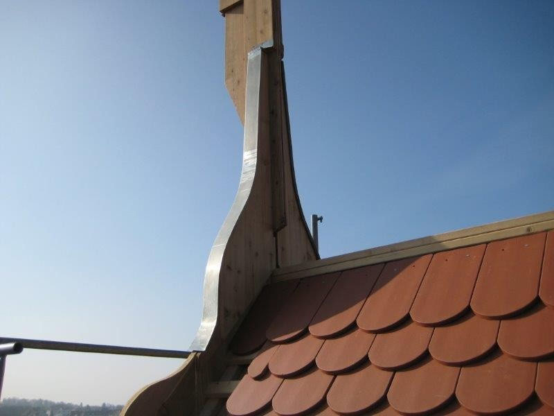 Verkleidung in Zinkblech